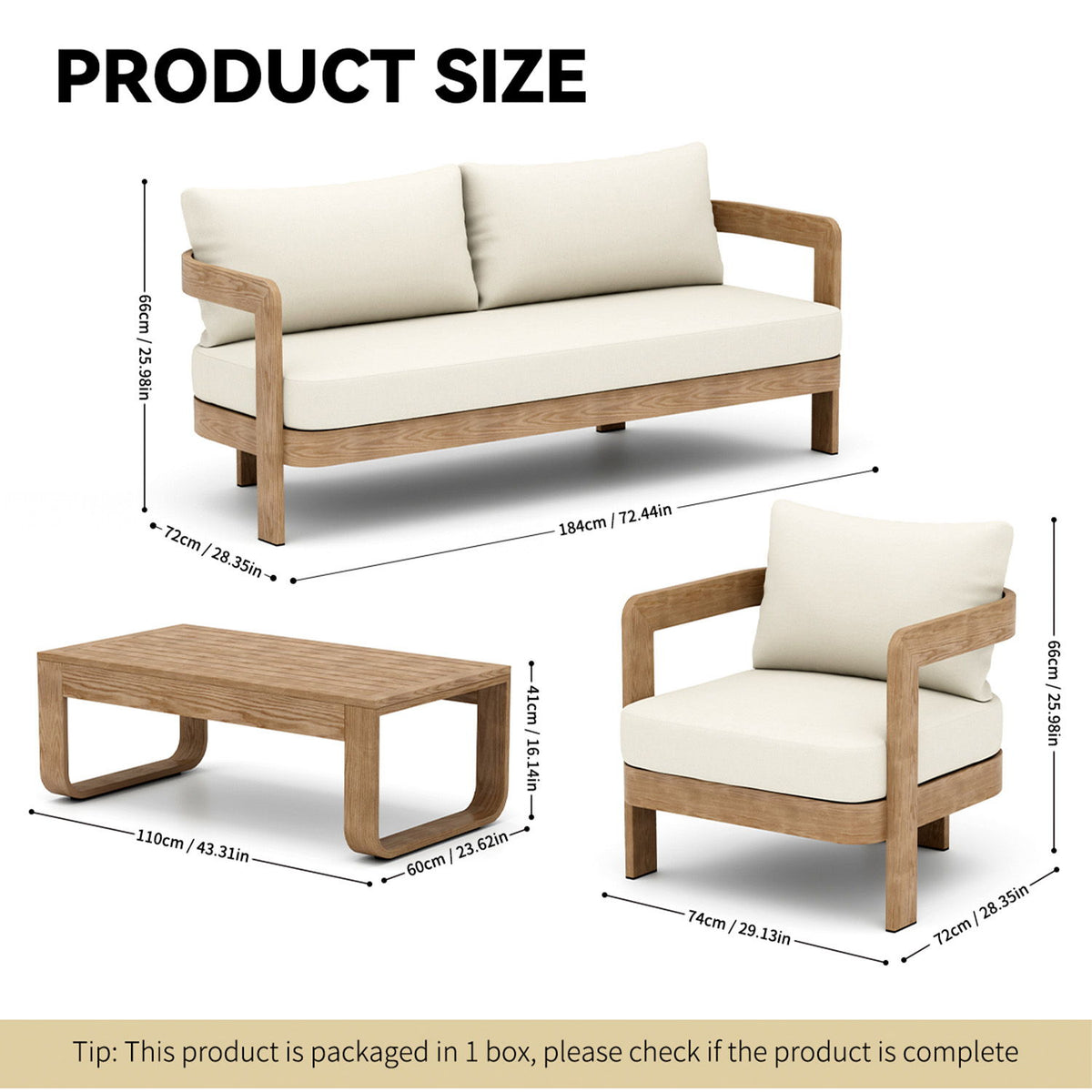 Outdoor Sofa Set For Patio
