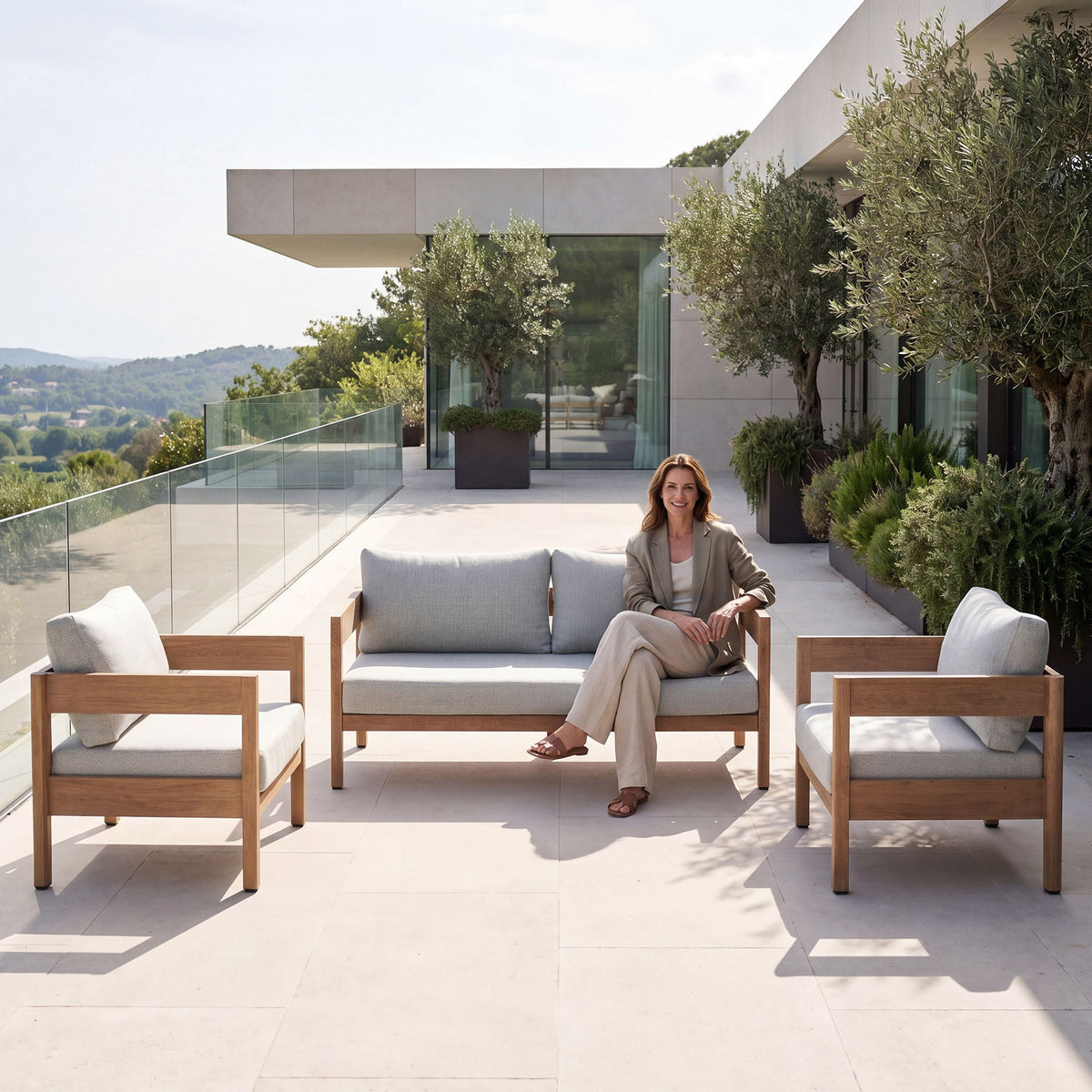 Outdoor Sofa Set For Patio