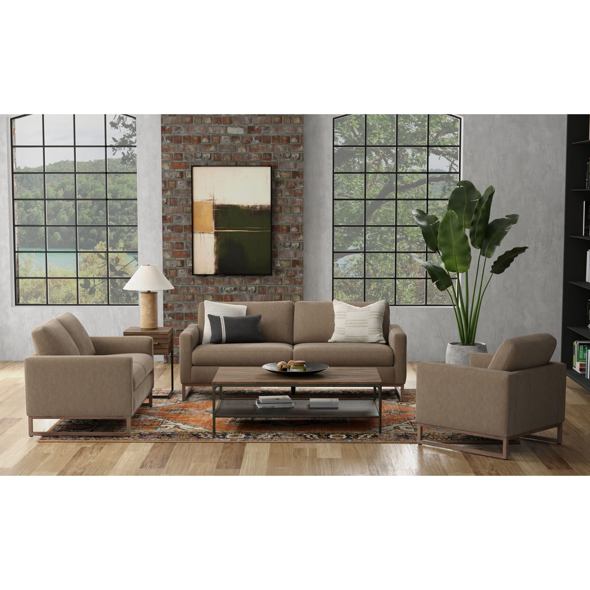 Sofa - Beige / Brown