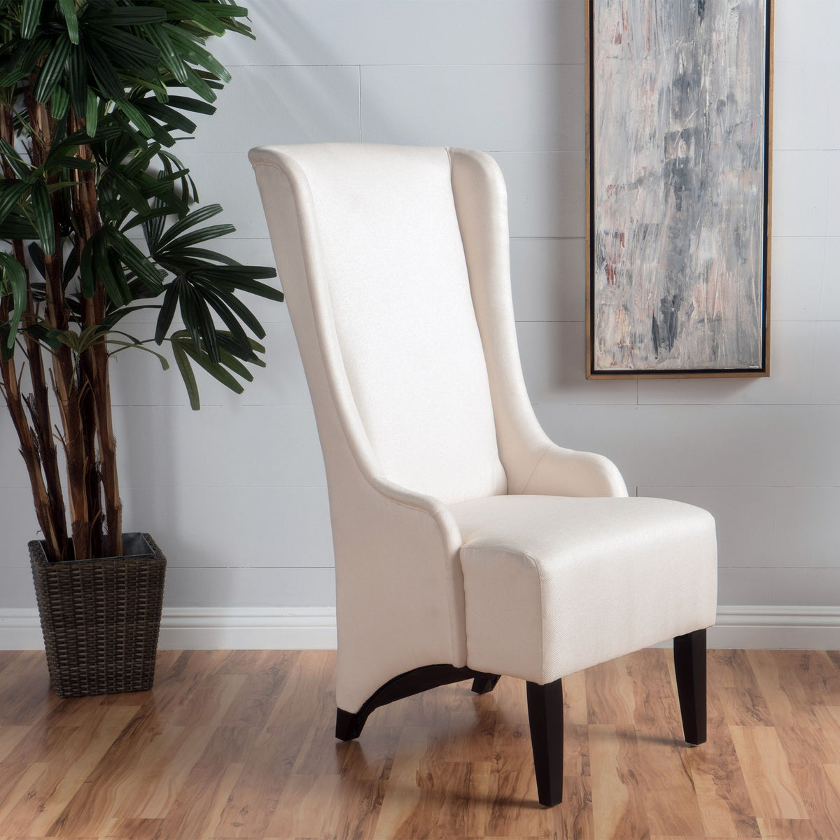 Alight - Upholstered Dining Chair With High Back And Birch Wood Legs (Set of 2)