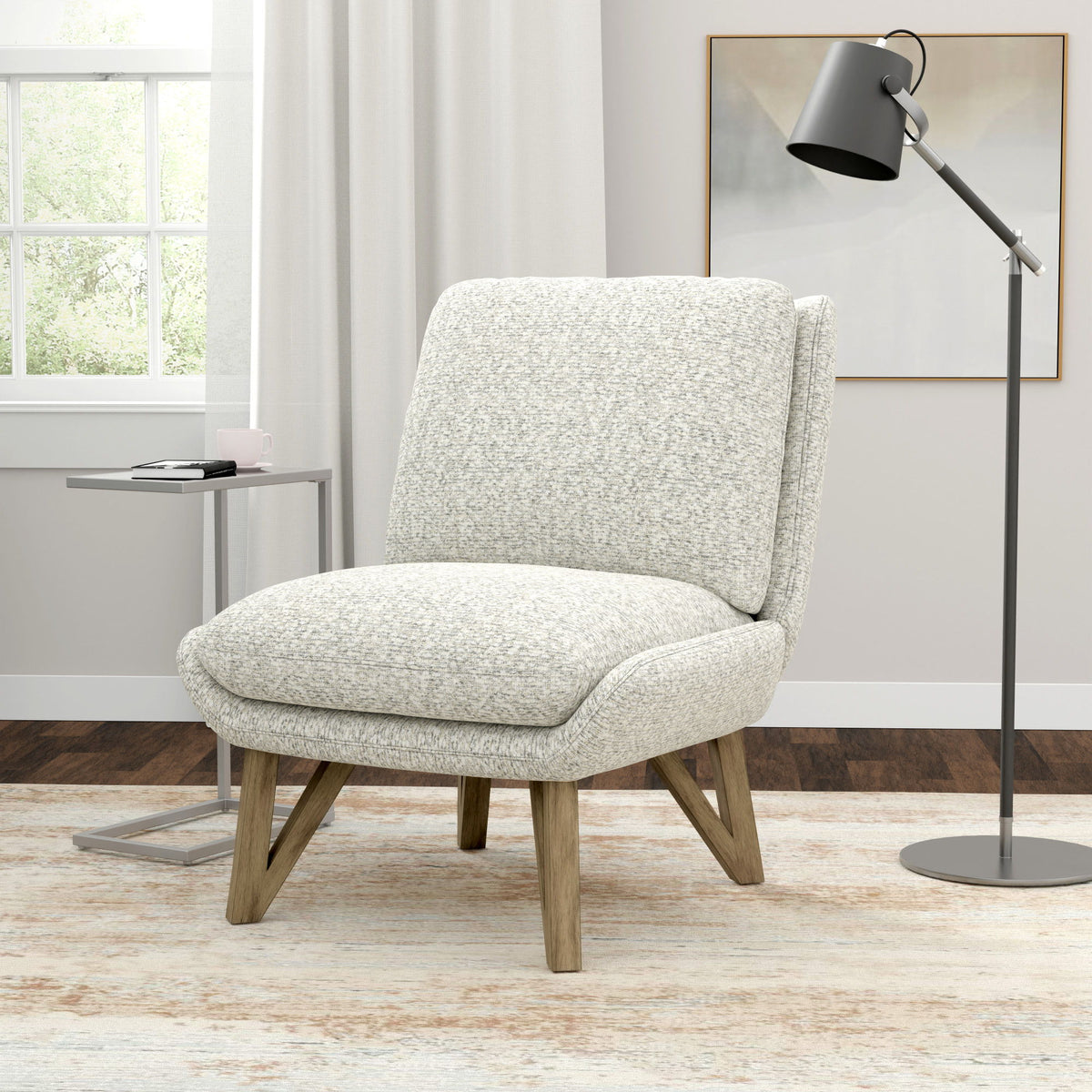 Armless Accent Chair