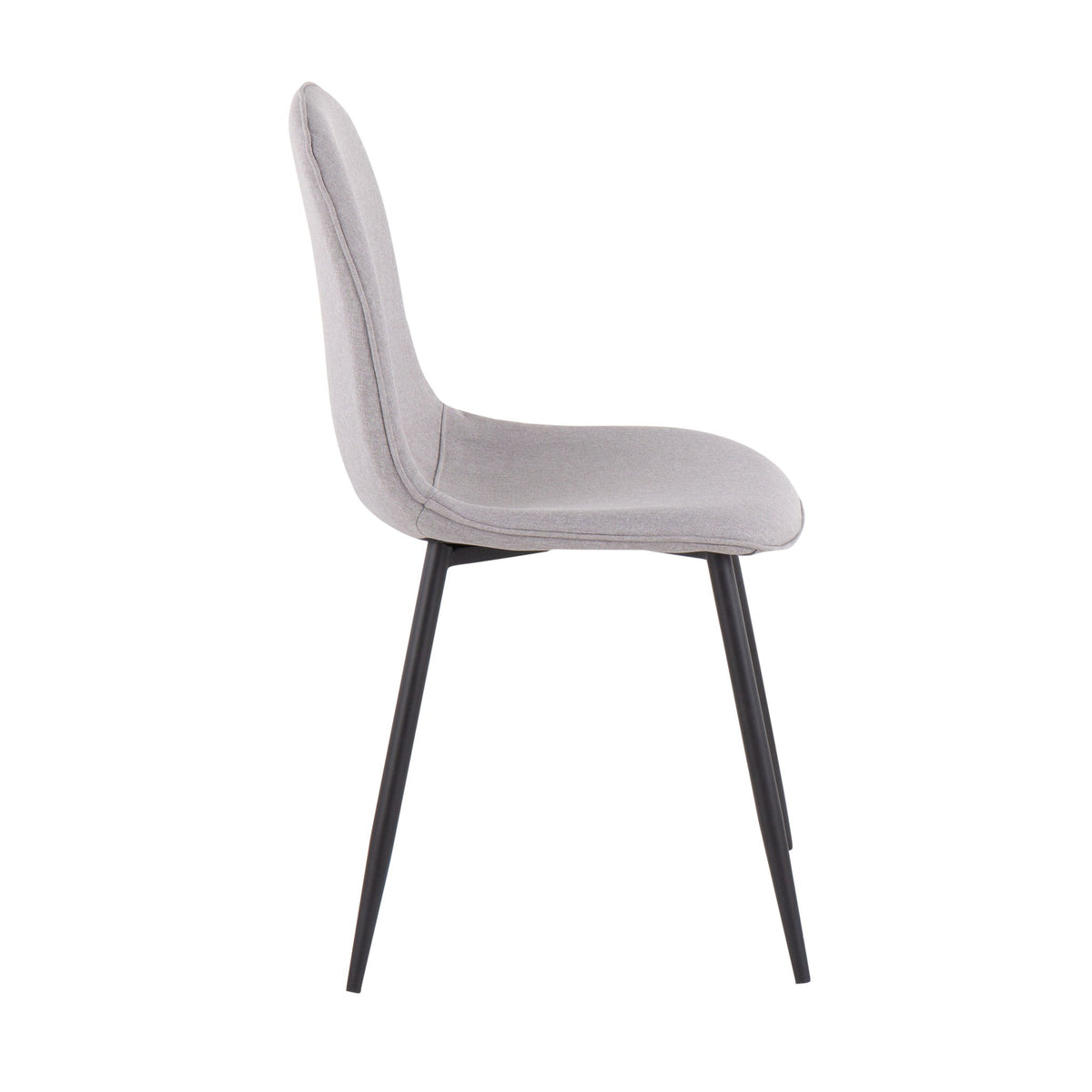 Pebble - Contemporary Chair (Set of 2) - Gray