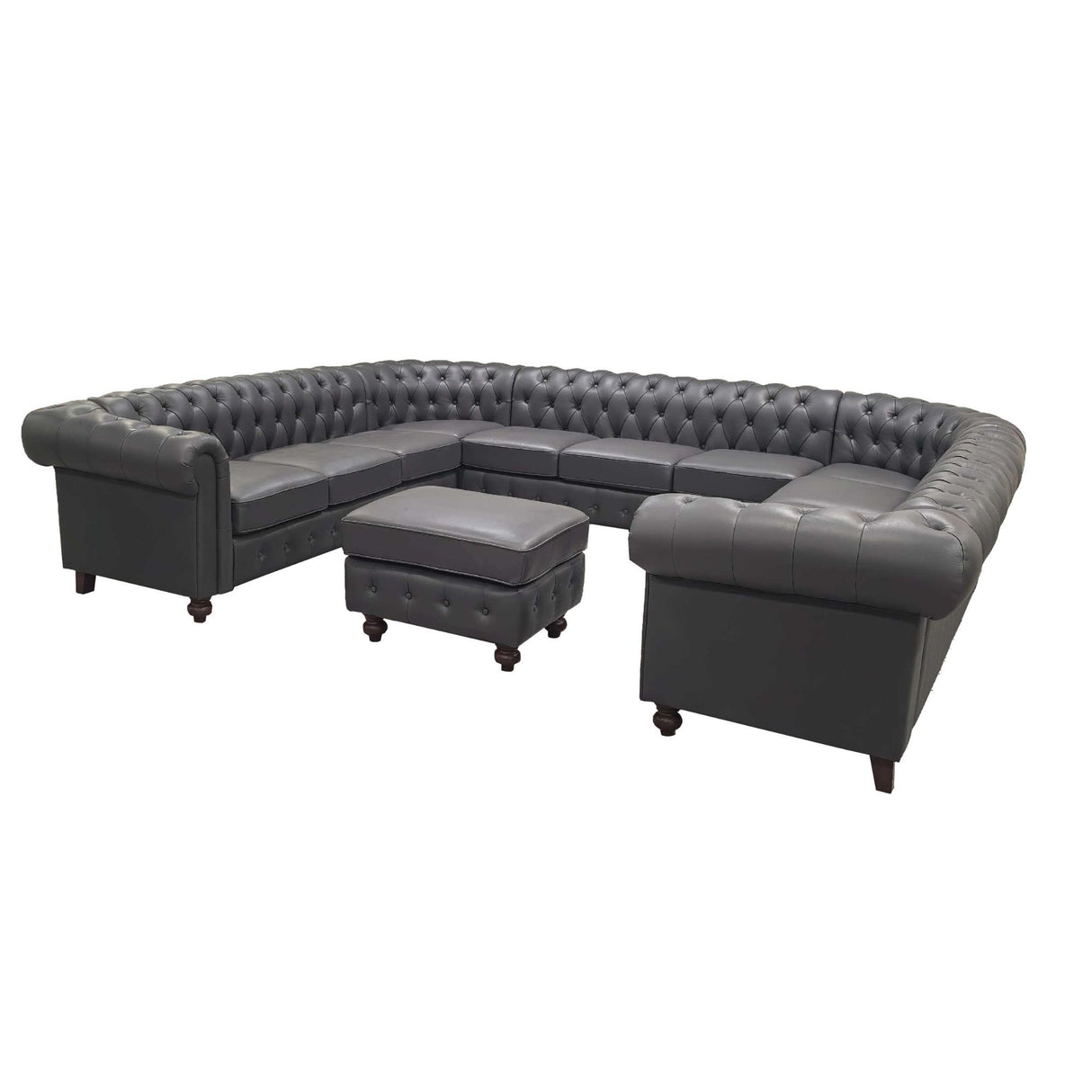 Chesterfield Vintage Style U - Shape Sectional