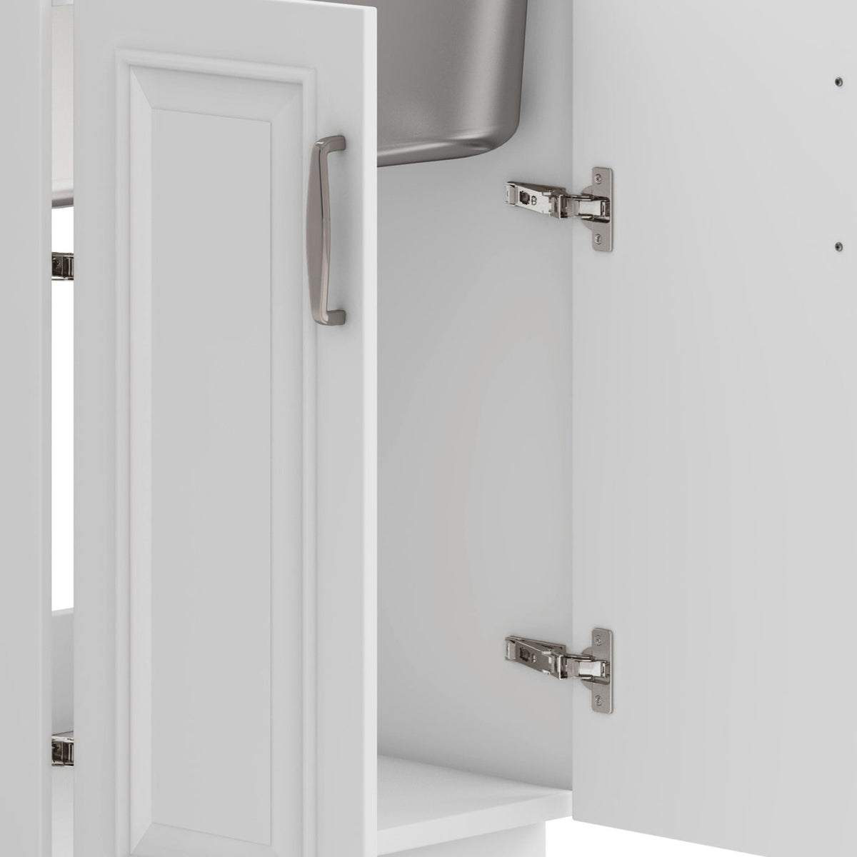 Darwin - Deluxe Laundry Cabinet With Pull-Out Faucet And Stainless Steel Sink