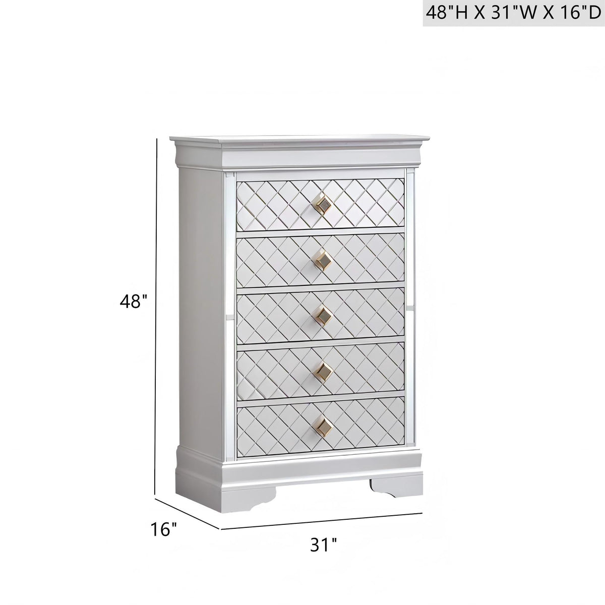 Verona - Chest - White