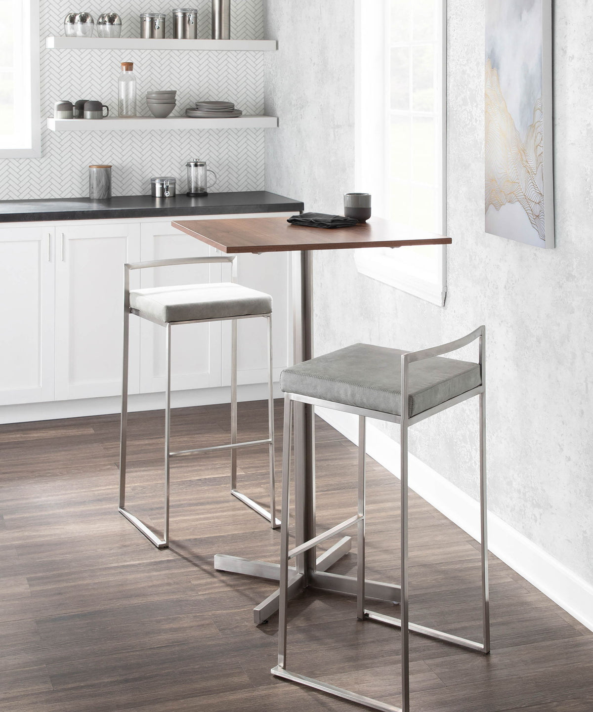Fuji - Contemporary And Elegant Design Stackable Barstool