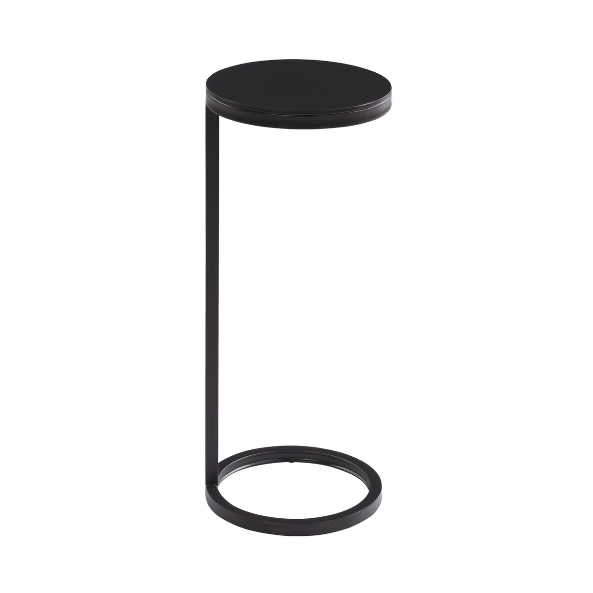 Yancey - Round Accent Table - Antique Bronze