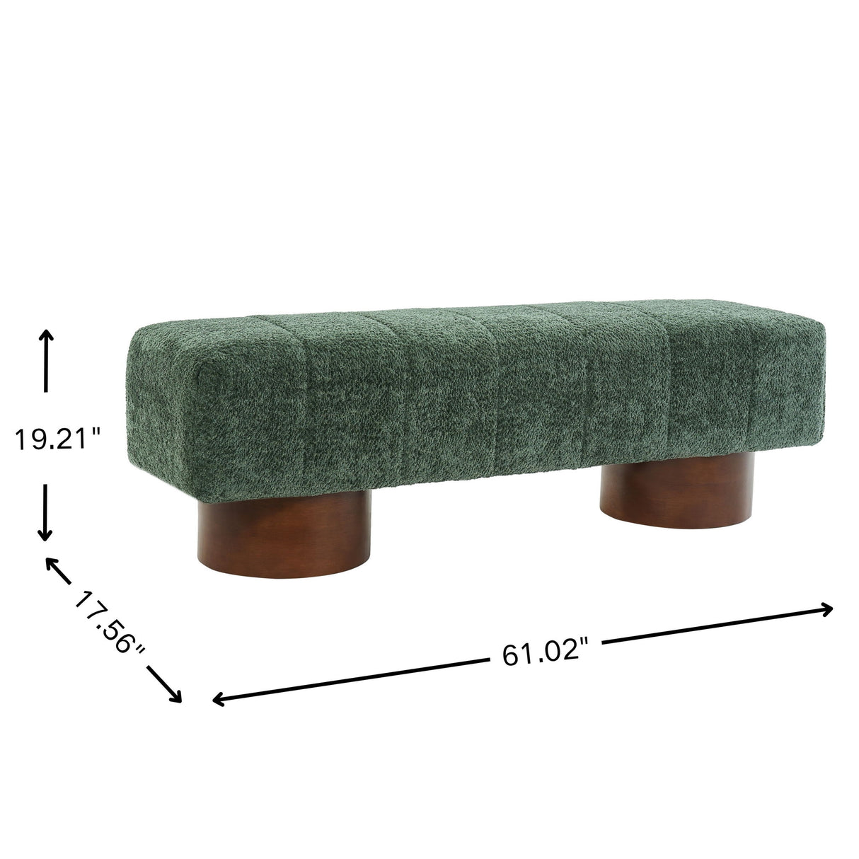 Modern Upholstered Dining Bench