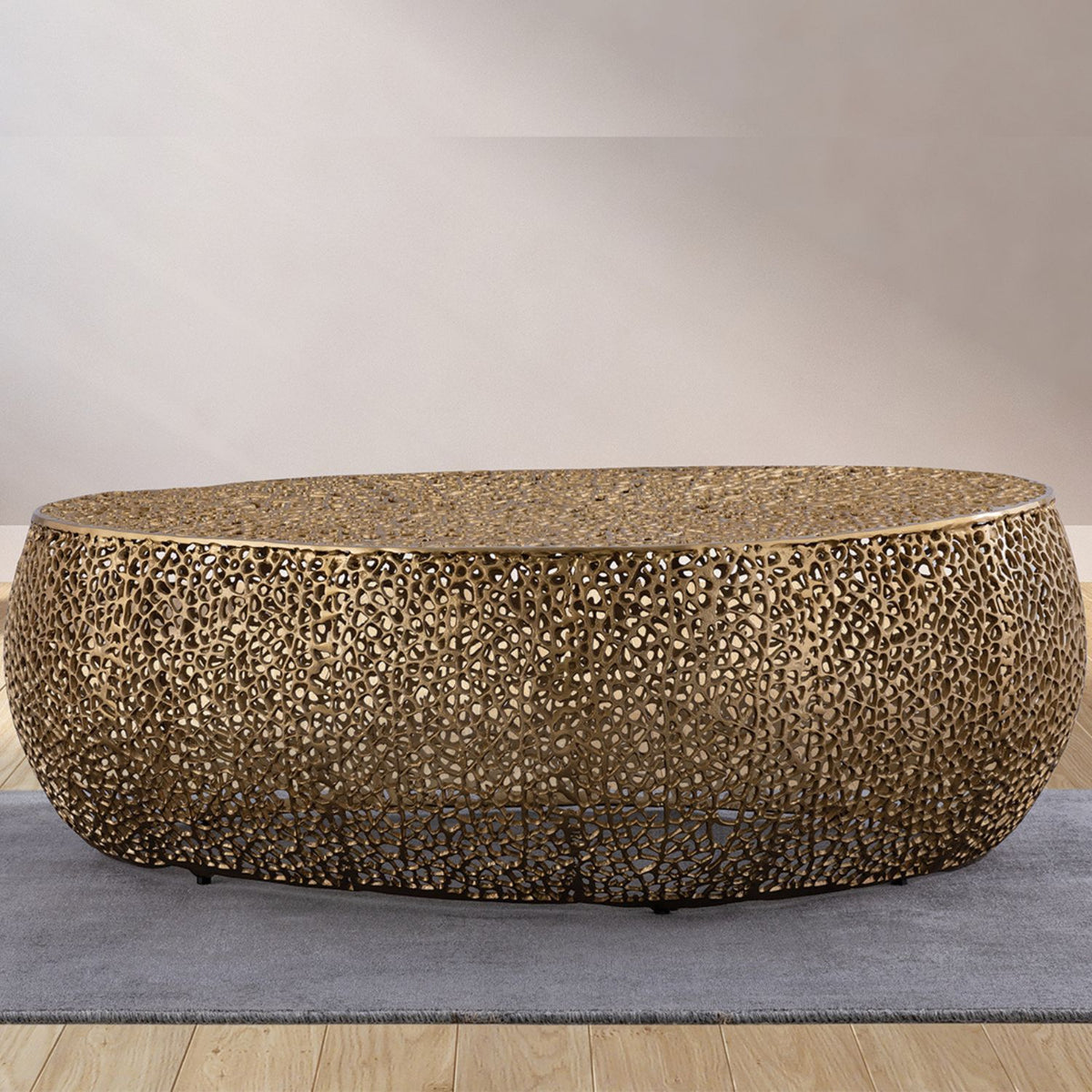 T3601 - Modern Oval Coffee Table