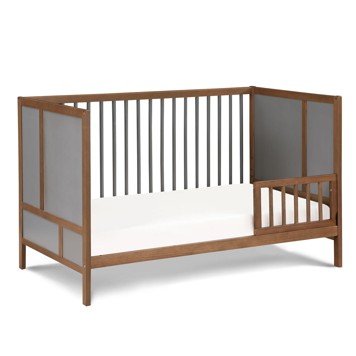 Pixie Finn - 3 In 1 Crib - Walnut Brown