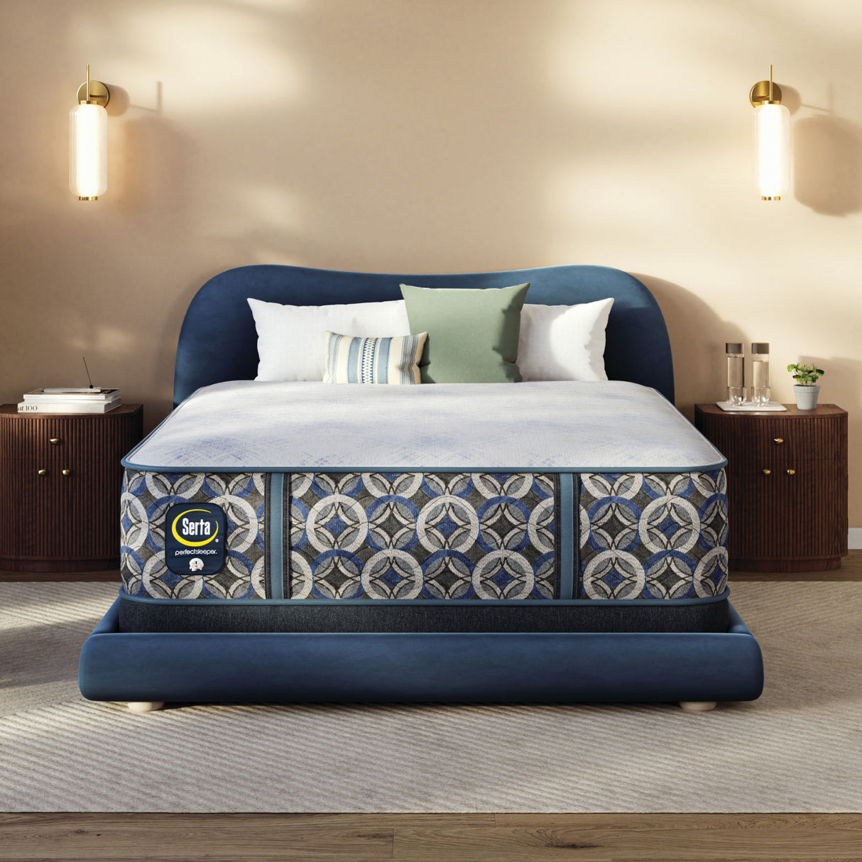 Perfect Sleeper - 13.5" Cascade Bluff Medium Hybrid Mattress