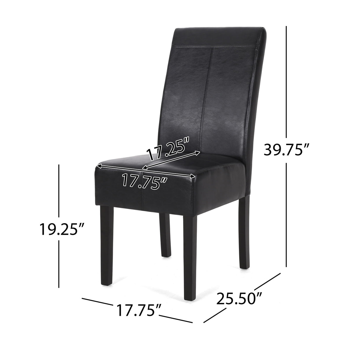 Pertica - Dining Upholstered Armless Chairs (Set of 2)