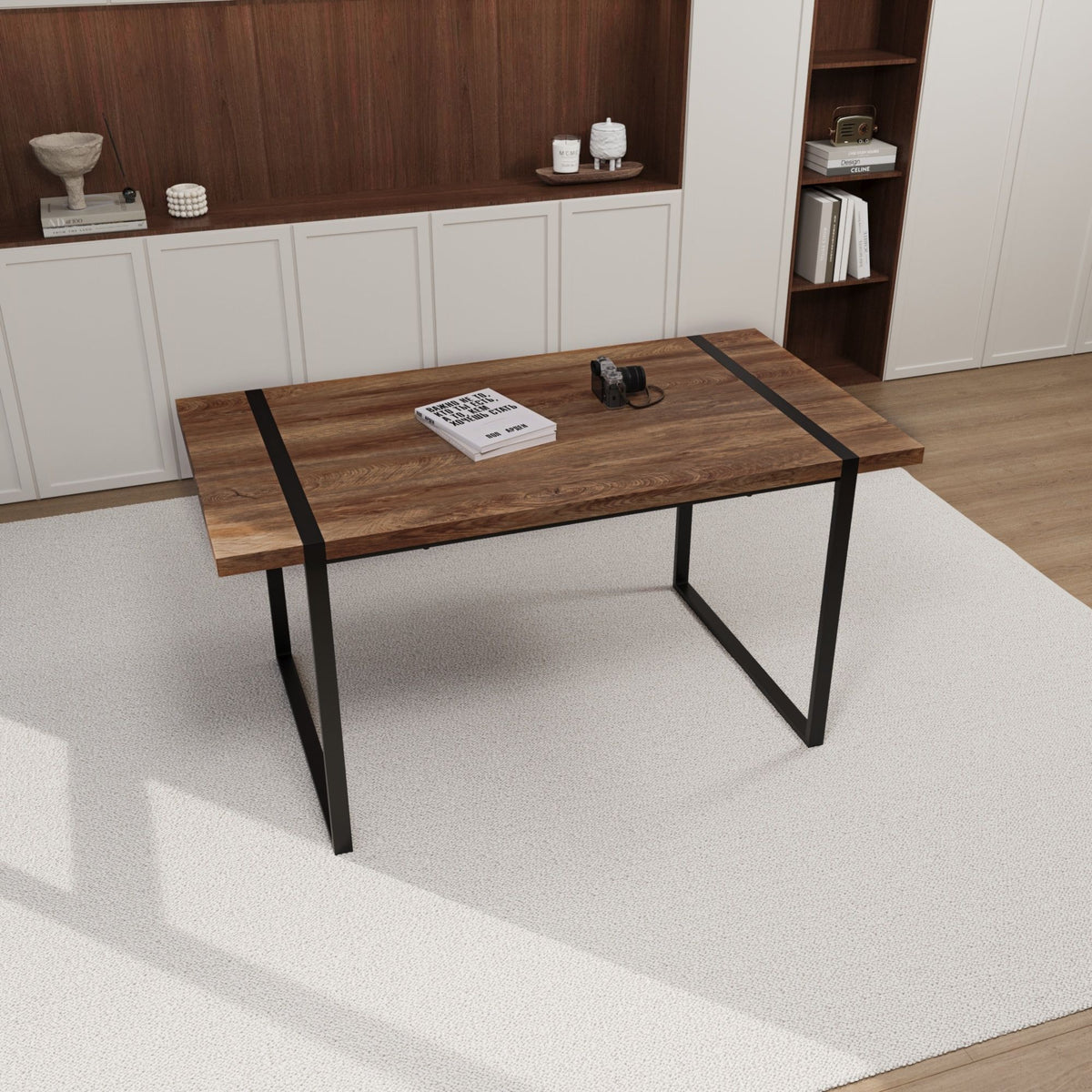 Rectangular Dining Table, 4 - 6 Person Capacity - Wood