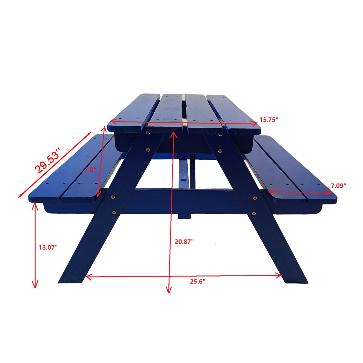 Durable Solid Wood Children's Dining Table And Chairs Set, Multi-Functional