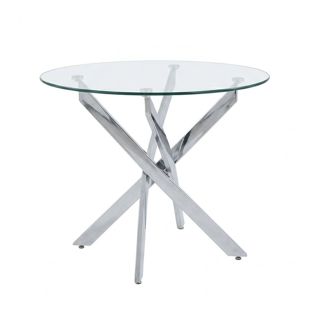 Round Dining, Kitchen Table For Dining Room - Chrome