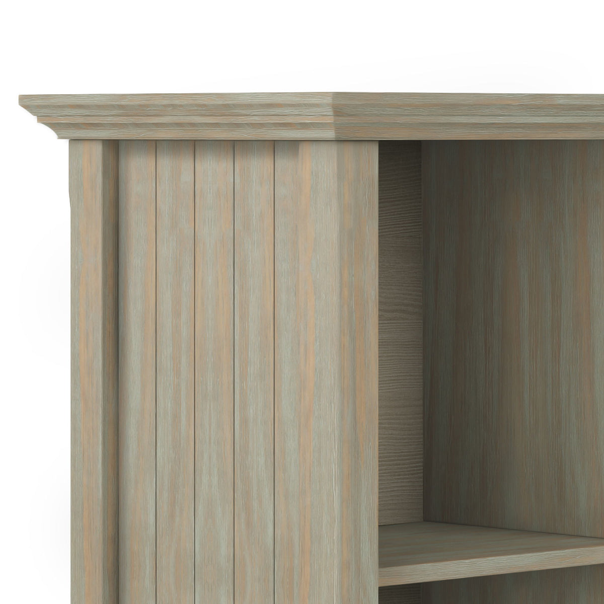 Acadian - 8 Cube Storage Sofa Table - Light Brown
