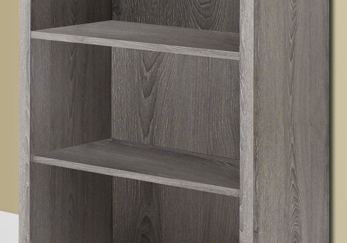 Bookshelf, Bookcase, Etagere, 5 Tier, For Office, Contemporary & Modern - Taupe
