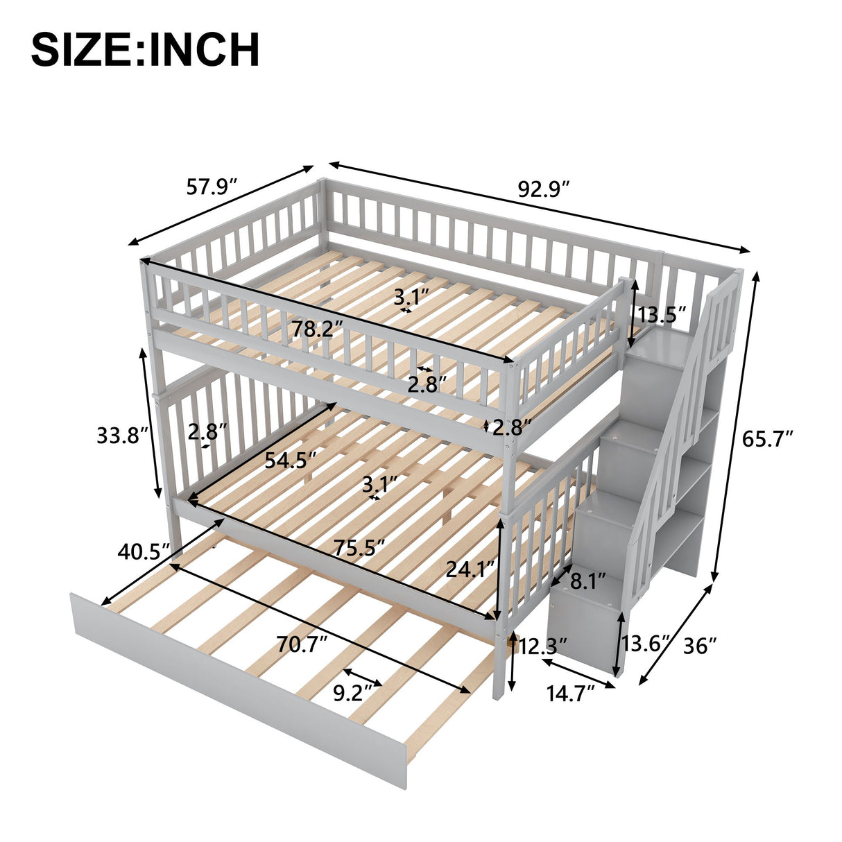 Bunk Bed & Staircase