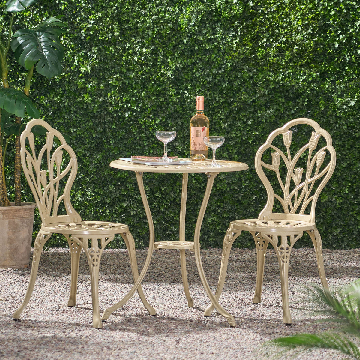 Nassau - Cast 3 Piece Bistro Set