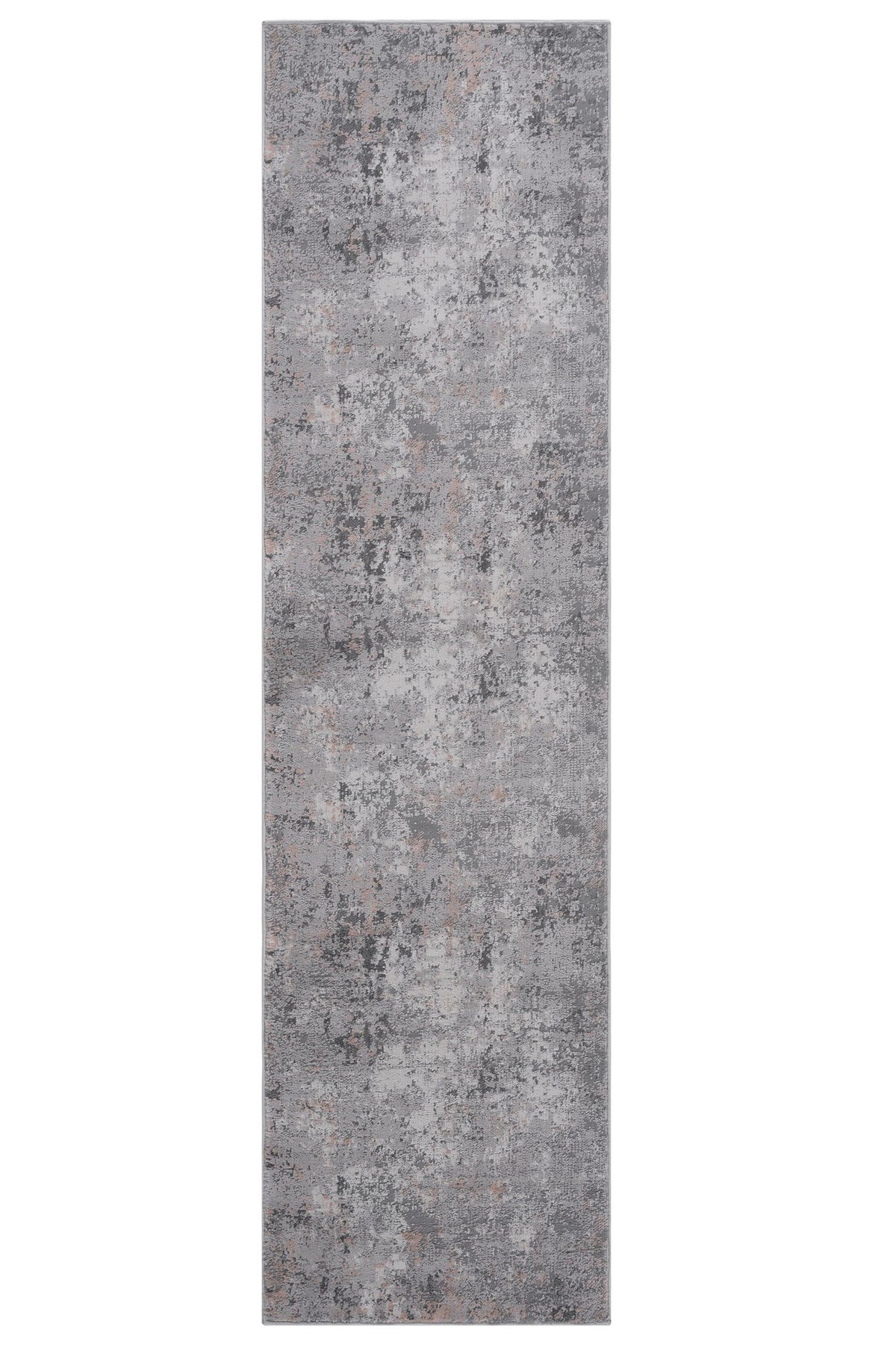 Marfi - 2' X 8' Abstract Runner Rug - Gray Multi