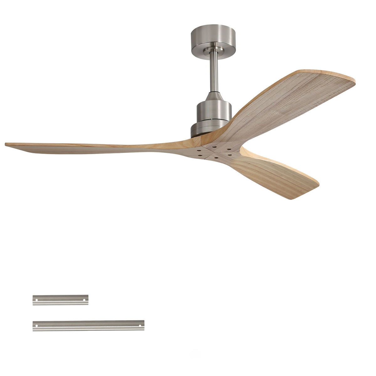 52" Smart DC Ceiling Fan With 3 Blades Reversible Silent Motor