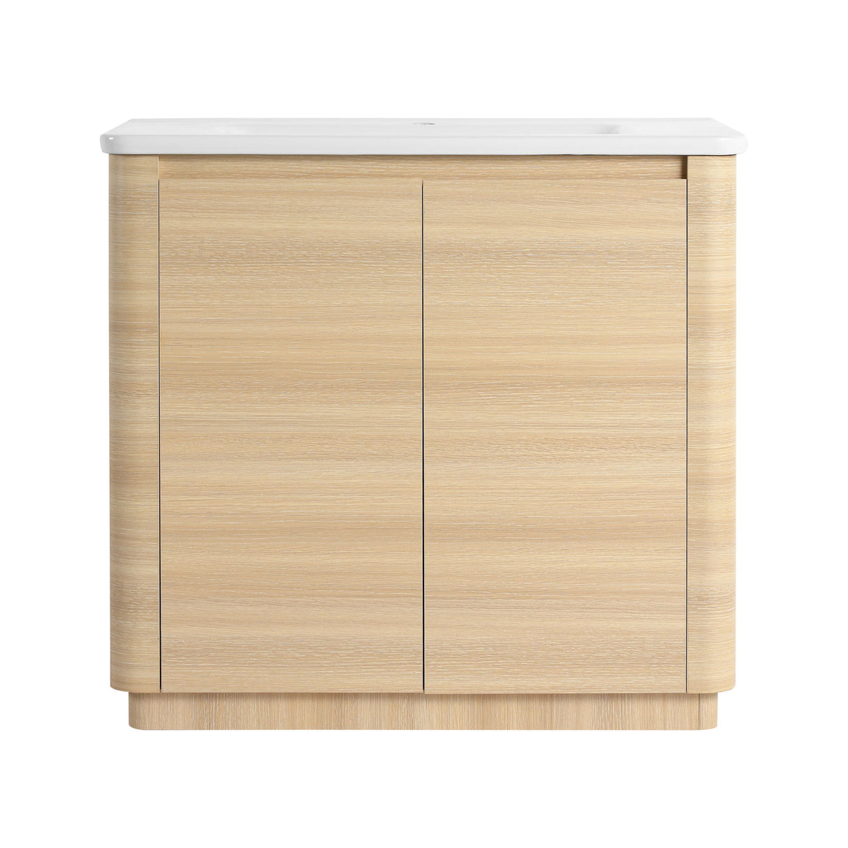 Freestanding Bathroom Vanity With Sink & 2 Soft Close Doors
