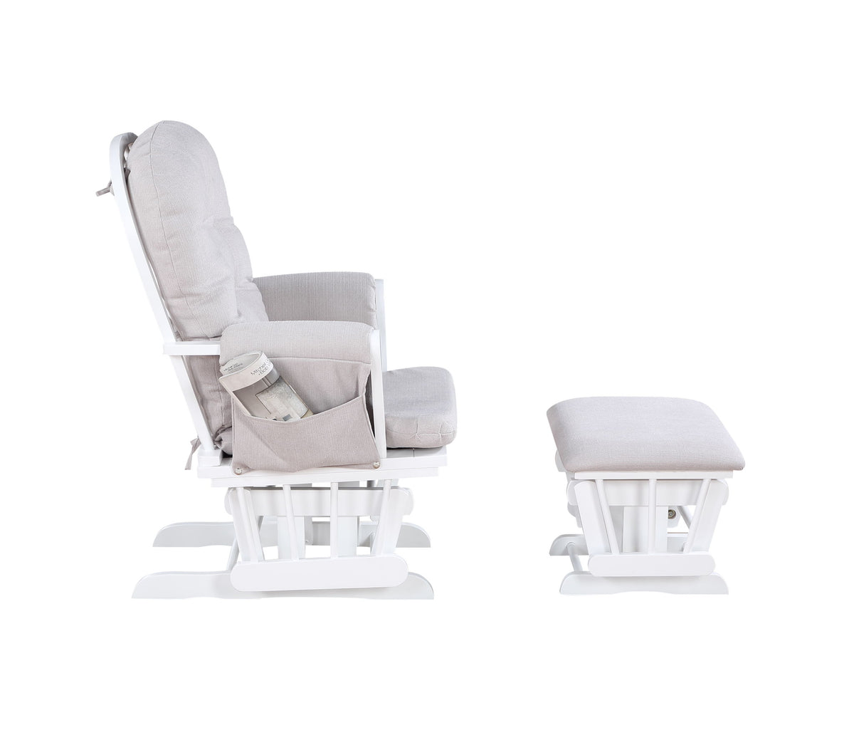 Mason - Glider And Ottoman - Gray