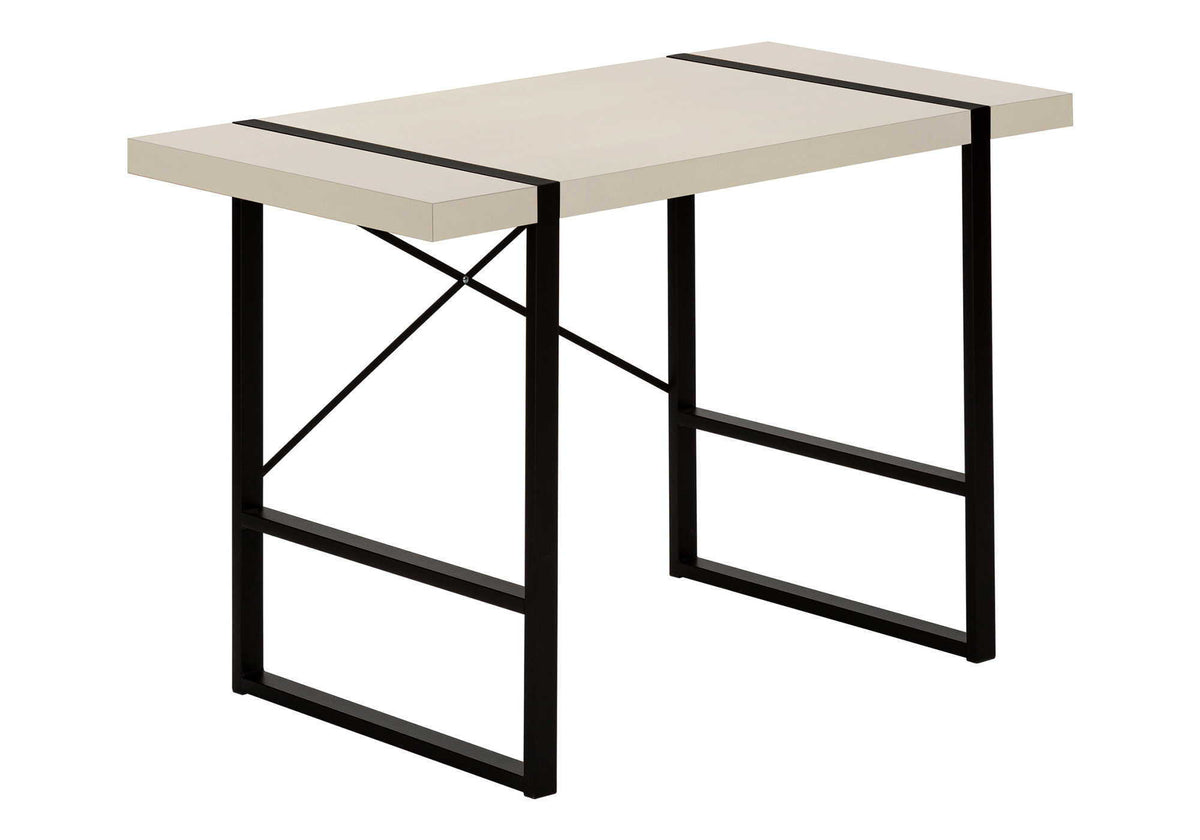 Computer Desk For Home Office, Laptop, Contemporary, Versatile Placement - Beige