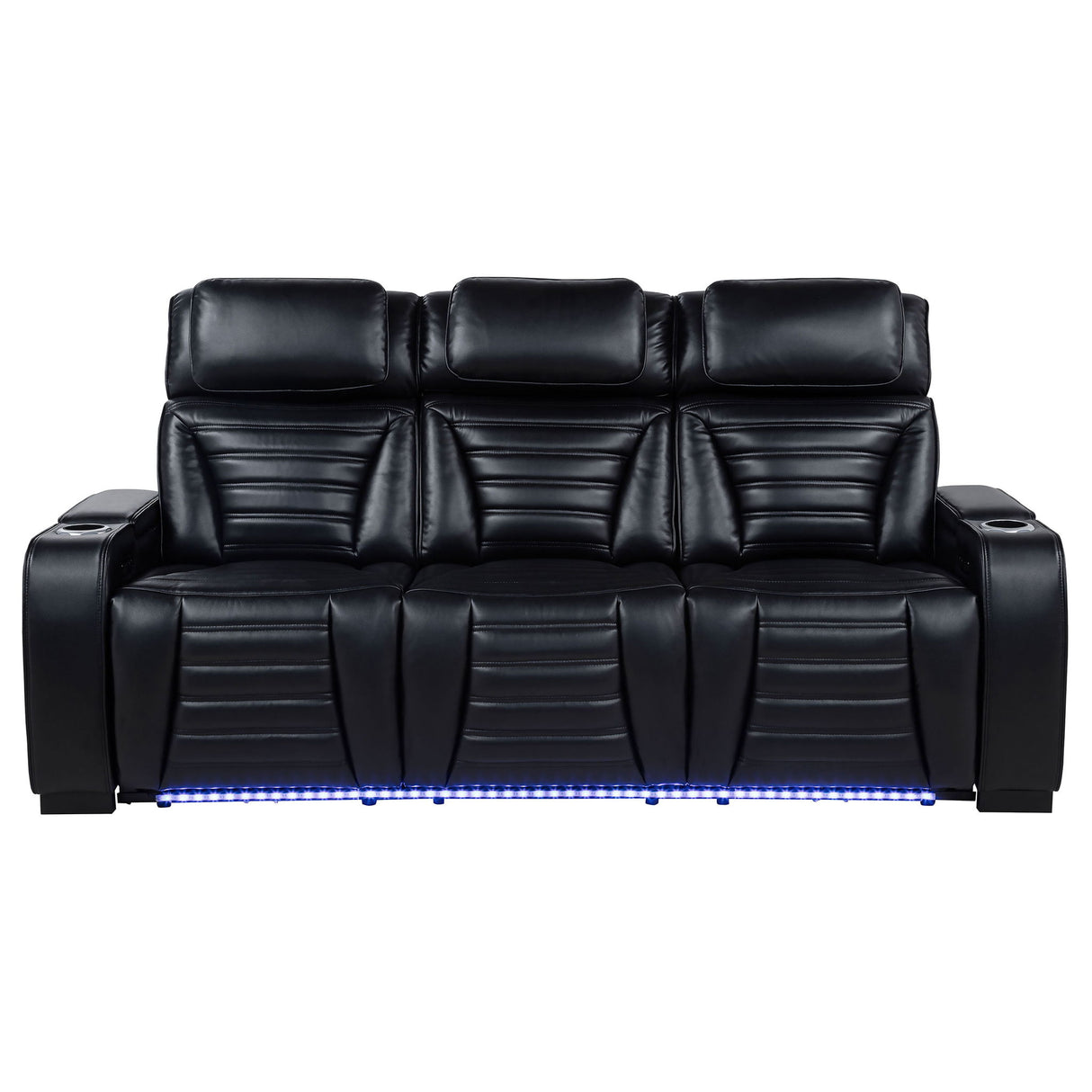 Isadora - Power Reclining Sofa With Dual Independent Recline - Black