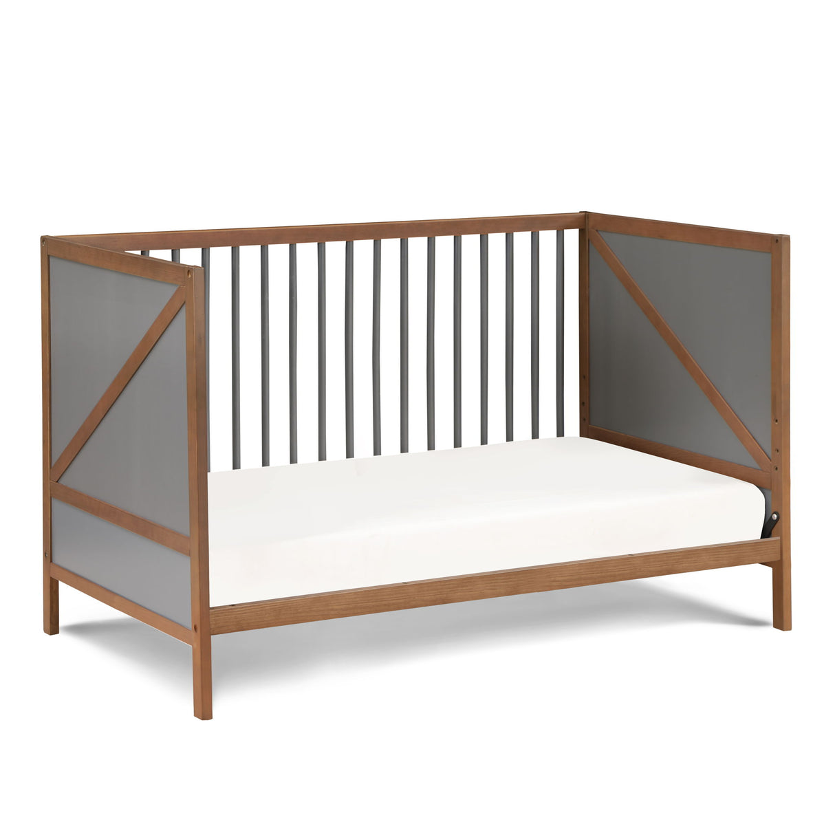 Pixie Zen - 3 In 1 Crib - Walnut Brown