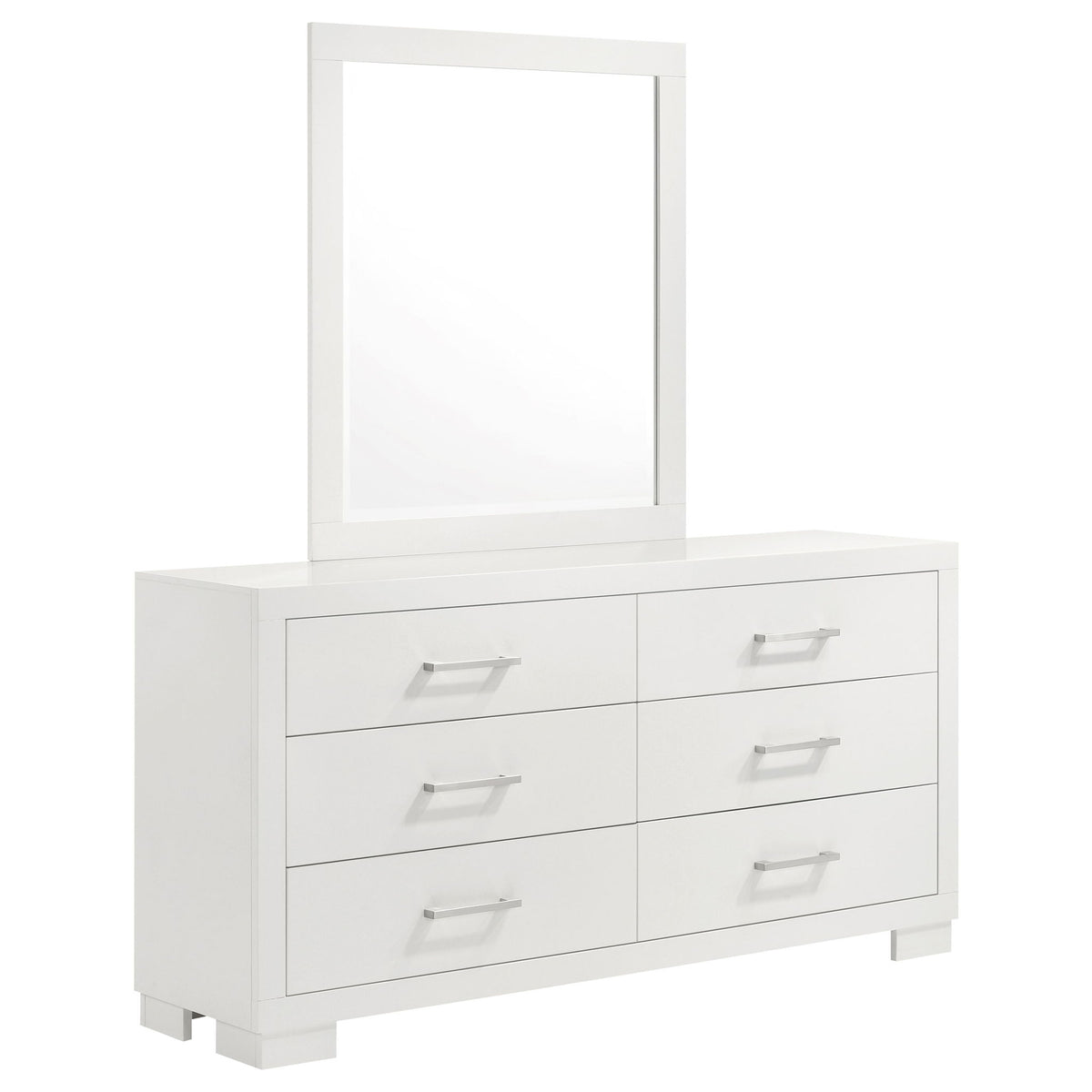 Polk - 6 Drawer Dresser With Mirror