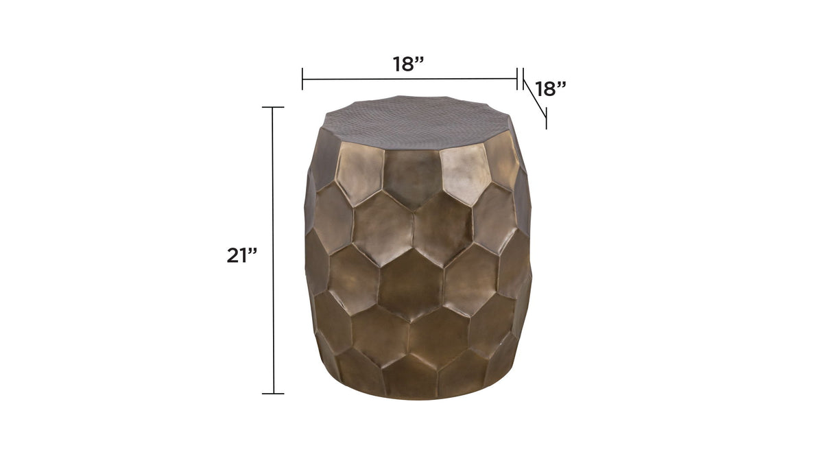 Et101 - End Table - Gold