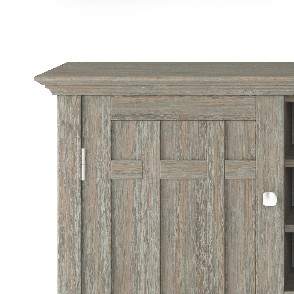 Bedford - Sideboard Buffet And Wine Rack - Light Brown