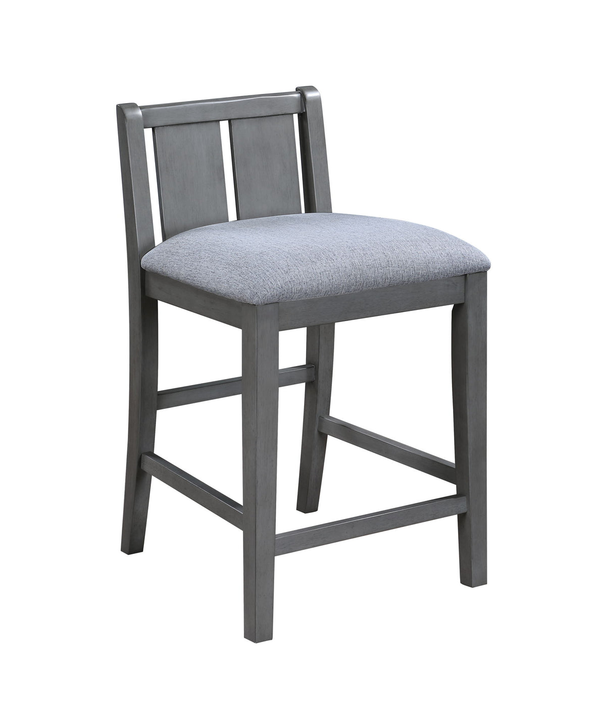 Graham - 20" Upholstered Seat Counter Height Chair (Set of 2) - Gray