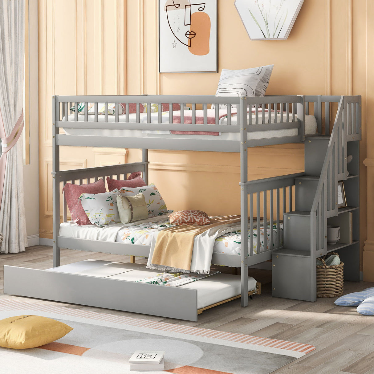 Bunk Bed & Staircase