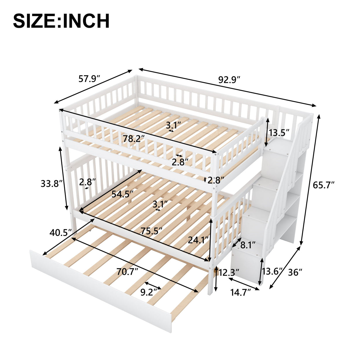 Bunk Bed & Staircase
