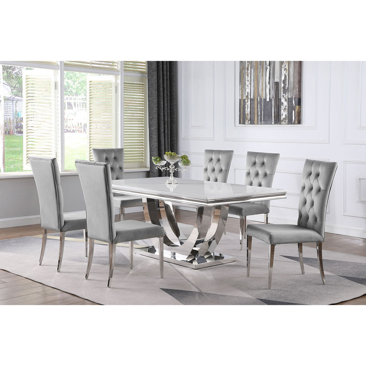Kerwin - Dining Table Set With Upholstered Chairs