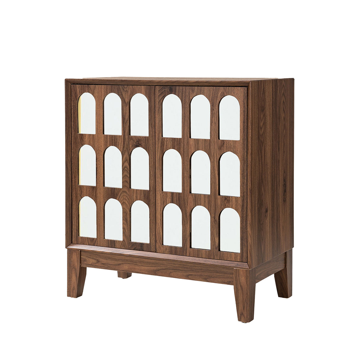 Double Door Cabinet - Walnut