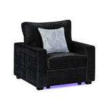 Rita - Accent Chair With LED Underlighting