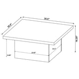 Eldridge - Coffee Table Set With Chunky Square Tops