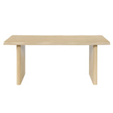 Rectangular Indoor Dining Table - Natural