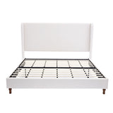 Harper - Tall Headboard Upholstered Bed / High Headboard / Elegant Simplicity / No Box Spring Needed