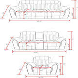 Steban - Reclining Sofa - Gray