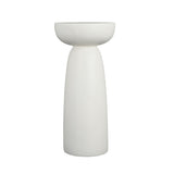 Magnesium Oxide Plant Stand - White