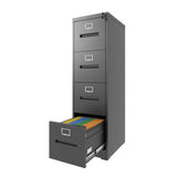 Premium Drawer File Cabinet With Lock, Metal Vertical Design, A4 Legal / Letter Size