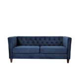 Button Tufted 3 Seater Sofa For Living Room