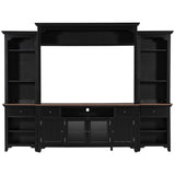 Extra Large TV Stand, Entertainment Center With Storage Cabinets