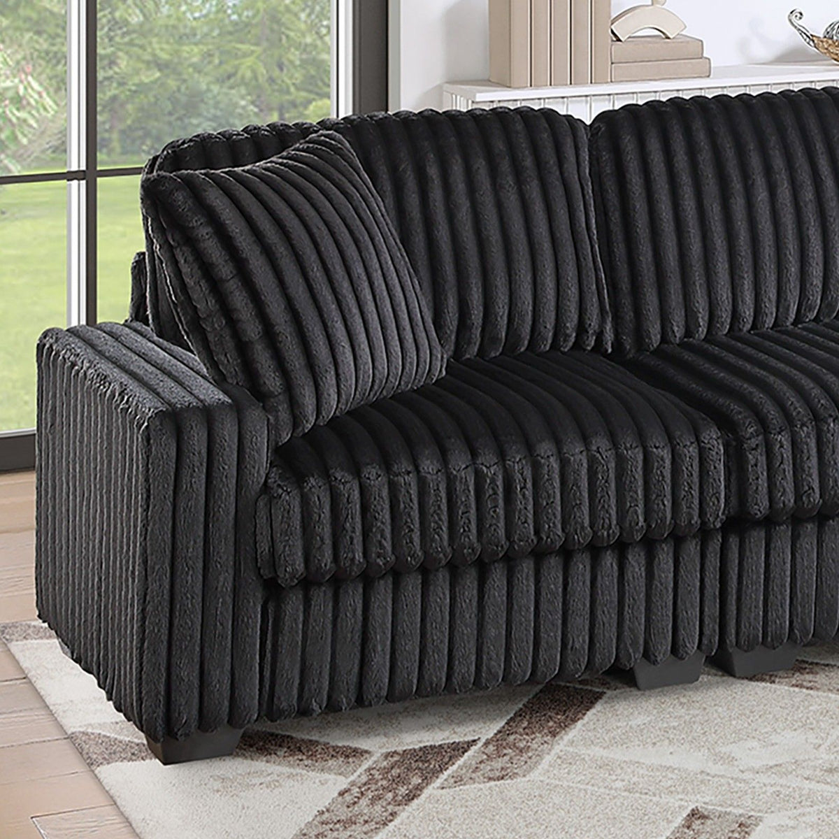 Sectional Sofa Set With Reversible Chaise, Living Room Furniture