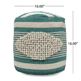 Diamond - Handcrafted Cylindrical Pouf