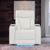 Electra - Power Recliner With Power Headrest, Massage, LED Lighting And USB Control